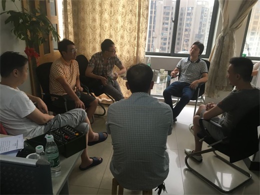 数字媒体艺术专业老师与长沙塔米科技领导交流