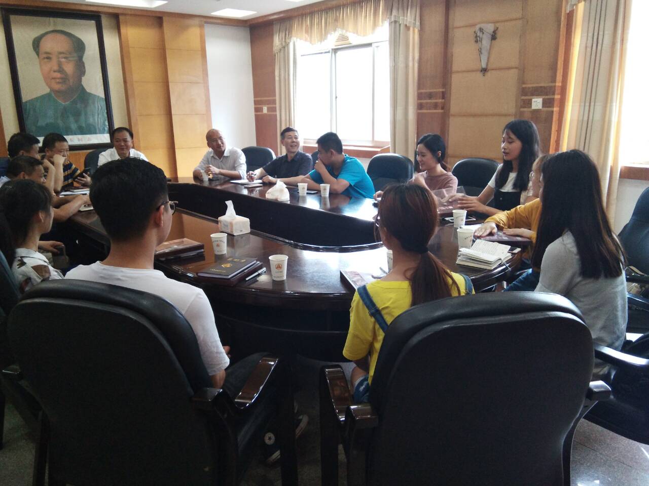 市房产局欢送会现场