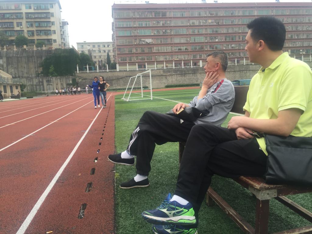 院领导值守测试现场